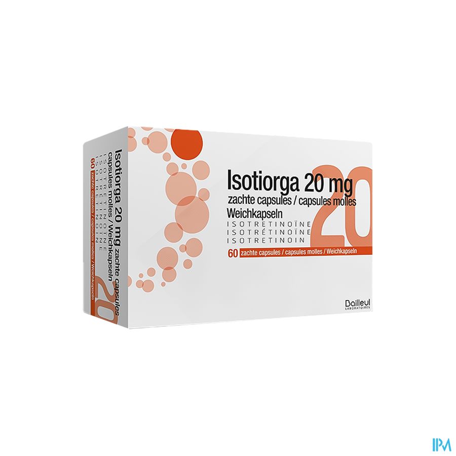 Isotiorga 20mg Zachte Caps 60 Isotiorga 20mg Zachte Caps 60