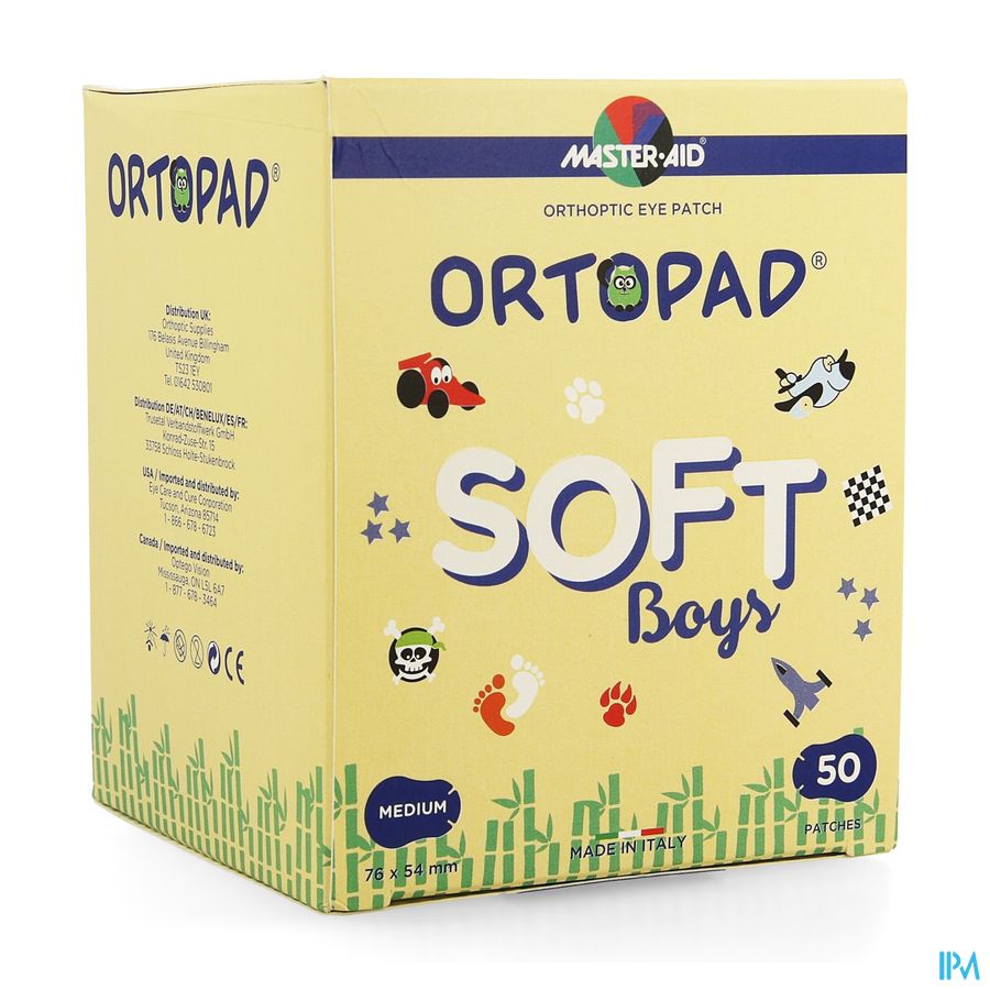 Ortopad Soft Boys Medium 76x54mm 50 72242 Ortopad Soft Boys Medium 76x54mm 50 72242