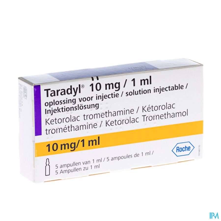 Taradyl 10mg/1ml Opl Inj Amp 5 X 10mg Taradyl 10mg/1ml Opl Inj Amp 5 X 10mg