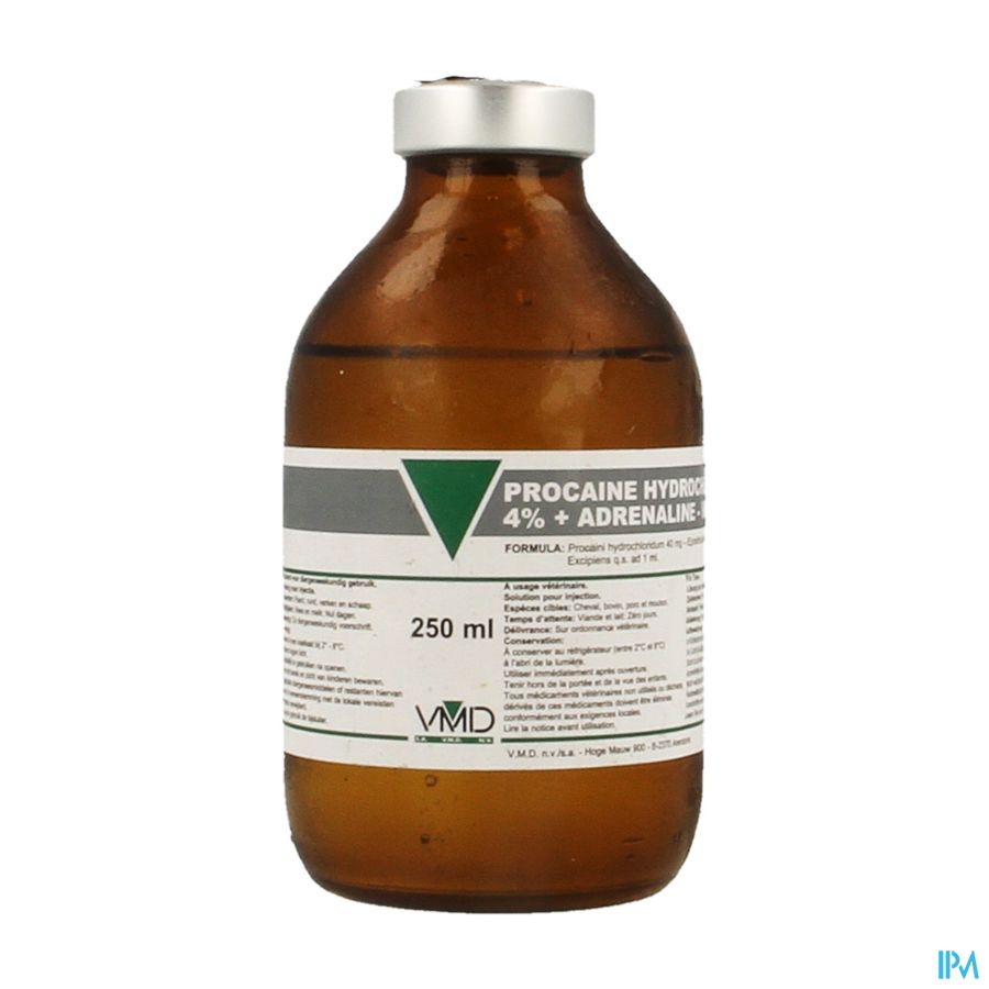 Procaine Hcl 4% Fl 250ml Vmd