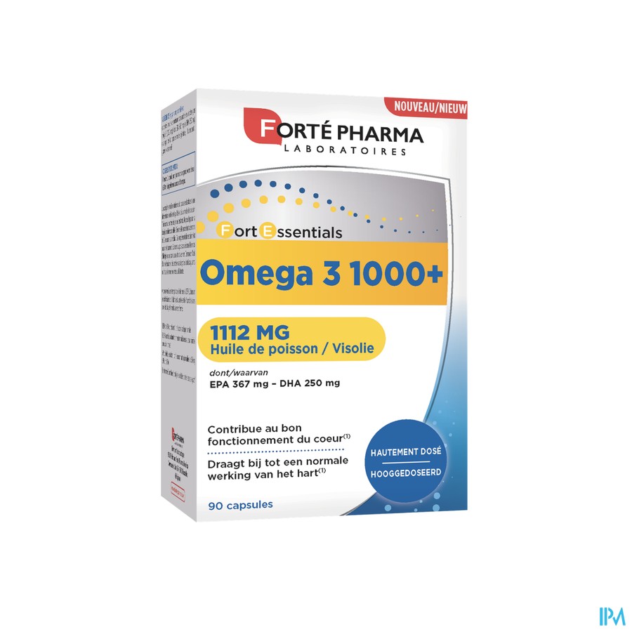 Forte Pharma Omega 3 1000+ Caps 90