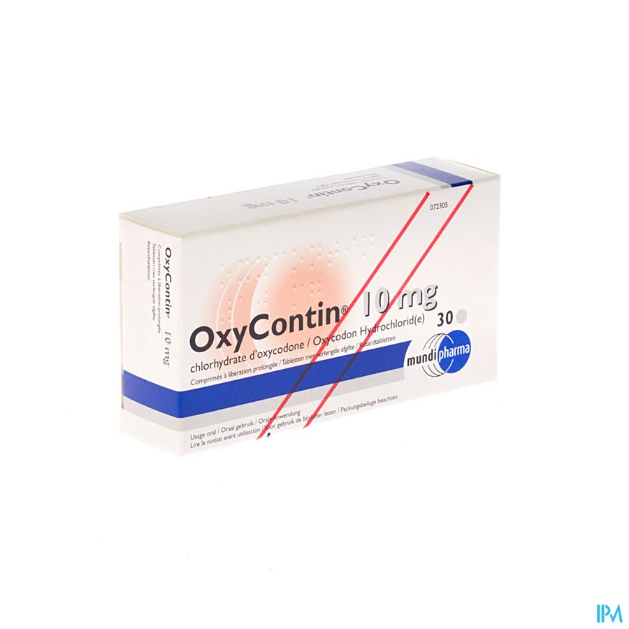 Oxycontin Tabl 30 X 10mg