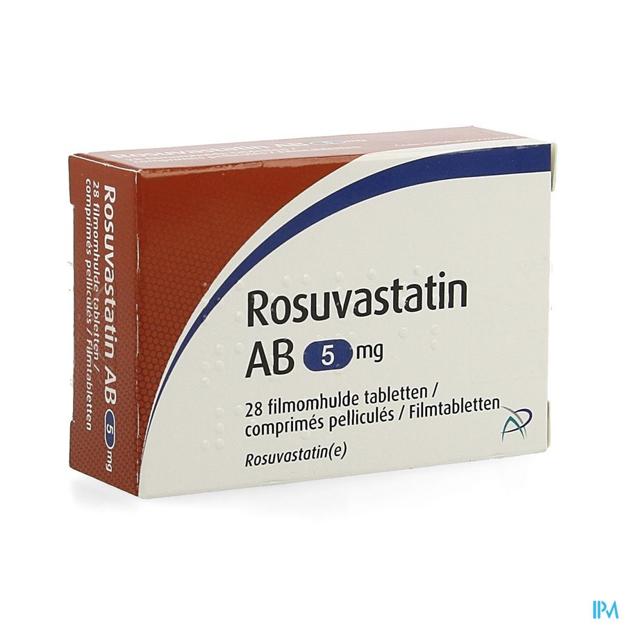Rosuvastatin Ab 5mg Filmomh Tabl 28 X 5mg Rosuvastatin Ab 5mg Filmomh Tabl 28 X 5mg