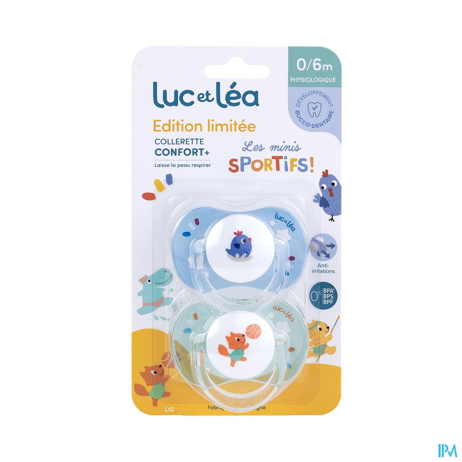 Luc&lea Duo Fopspeen 0-6m Phys Os Zomer 2