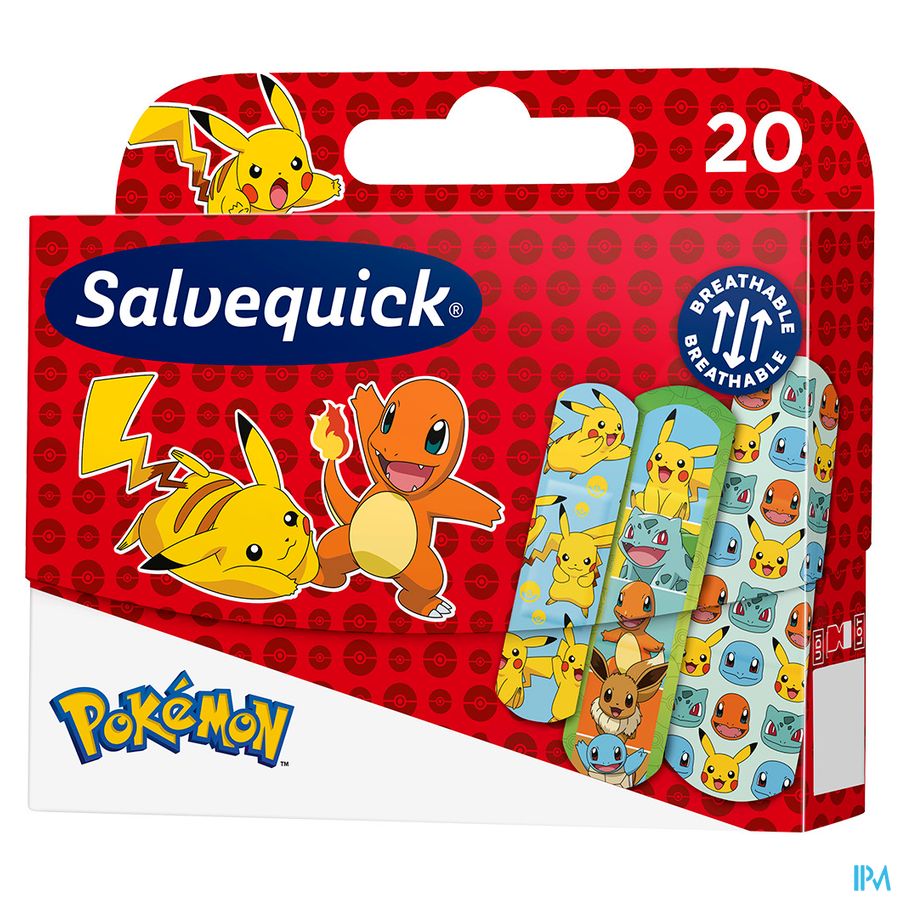 Salvequick Pansements Pokemon Exp 20 Salvequick Pansements Pokemon Exp 20