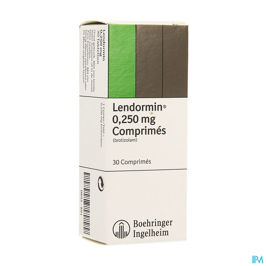 Lendormin Comp. 30 X 0,25mg Lendormin Comp. 30 X 0,25mg