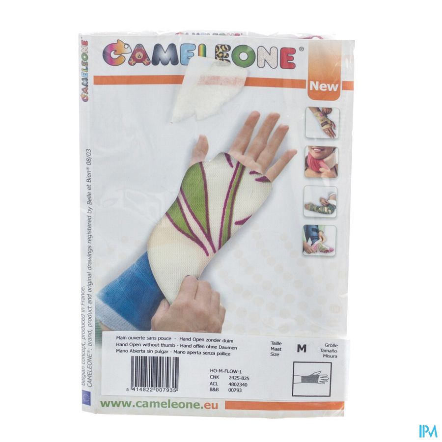 Cameleone Hand Open -duim Flower Power M 1 Cameleone Hand Open -duim Flower Power M 1