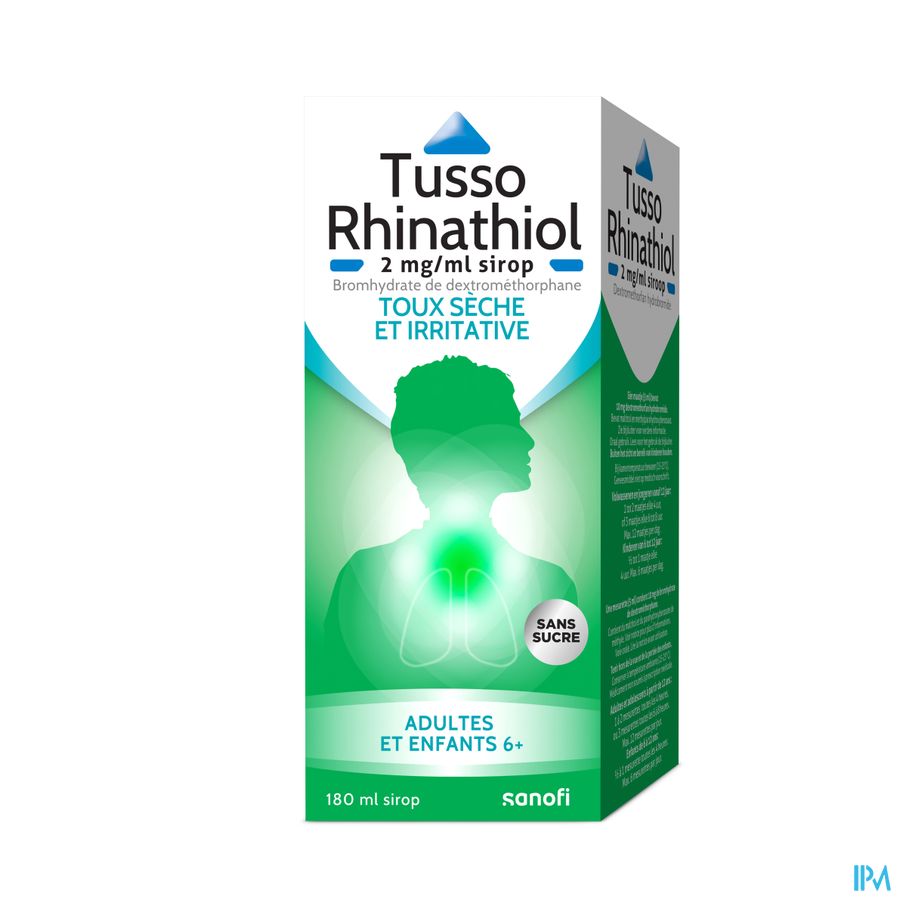 Tusso Rhinathiol 2mg/ml Sirop Ad S/sucre 180ml Tusso Rhinathiol 2mg/ml Sirop Ad S/sucre 180ml