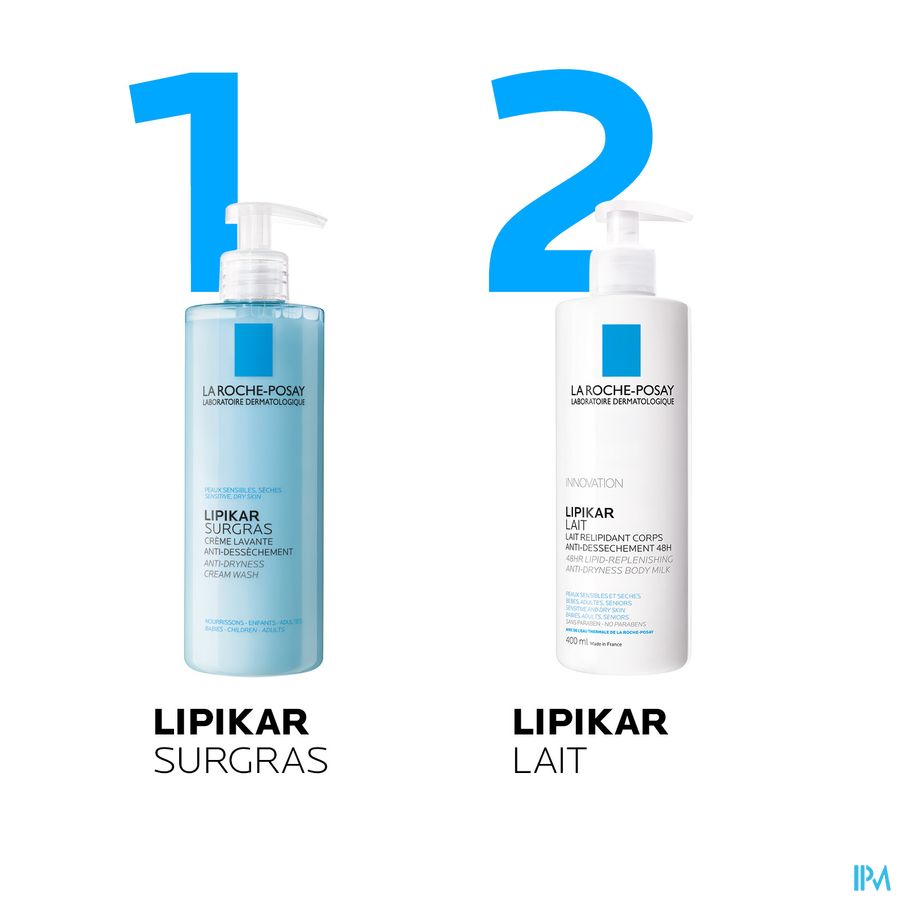 La Roche Posay Lipikar Overvet Douche Cr Tegen Uitdrogen400ml 11