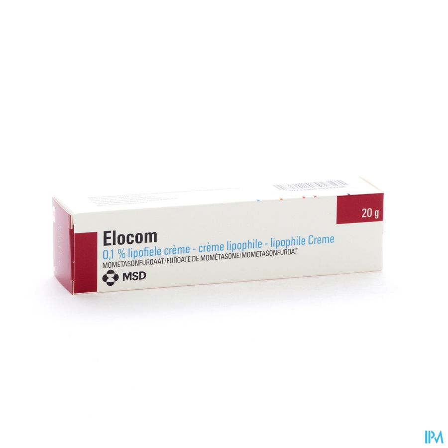 Elocom Lipofiele Cr 20g 1mg/g Elocom Lipofiele Cr 20g 1mg/g