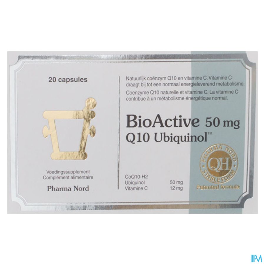 BioActive Q10 50mg 20 caps BioActive Q10 50mg 20 caps