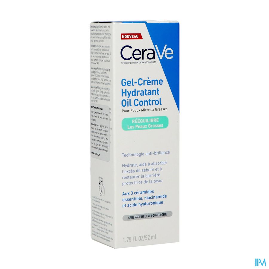 Cerave Gel-creme Hydratant Oil Control Tube 52ml Cerave Gel-creme Hydratant Oil Control Tube 52ml