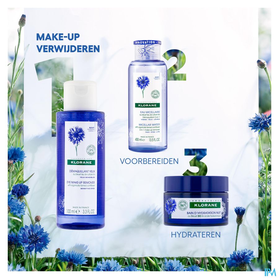 Klorane Gezicht Korenbloem Demaquill. Ogen 100ml 8