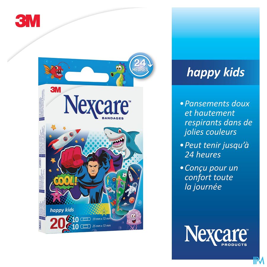 Nexcare Happy Kids Boys 20 4