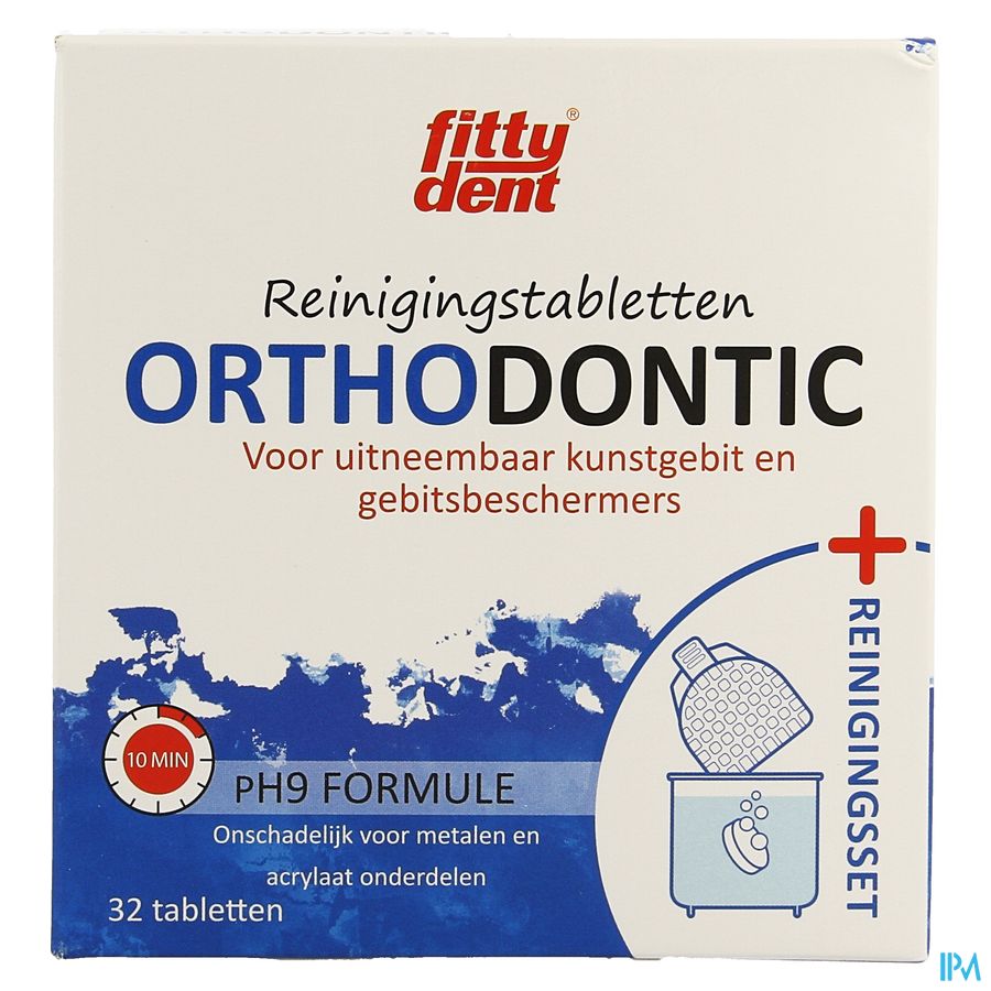 Fittydent Orthodontic Reinigingset + Bruistabl 32 2