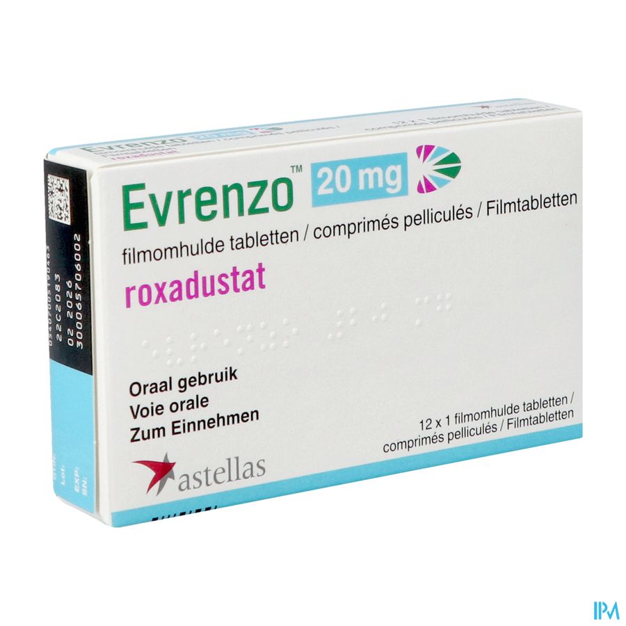 Evrenzo 20mg Filmomh Tabl 12 X 1 Evrenzo 20mg Filmomh Tabl 12 X 1