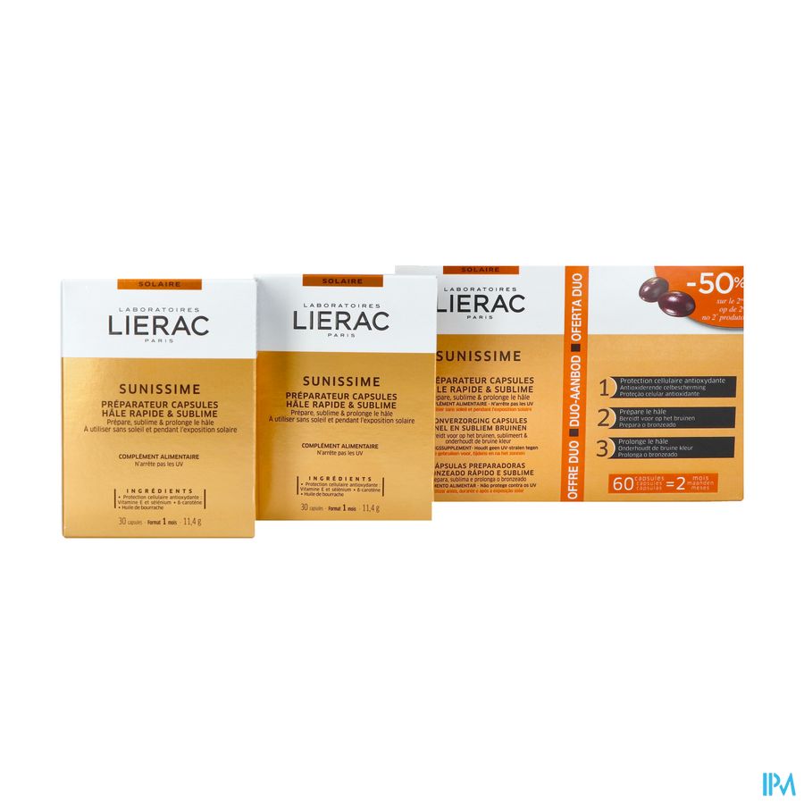 Lierac Sunissime Duo Bronzage Blister Caps 2x30 4
