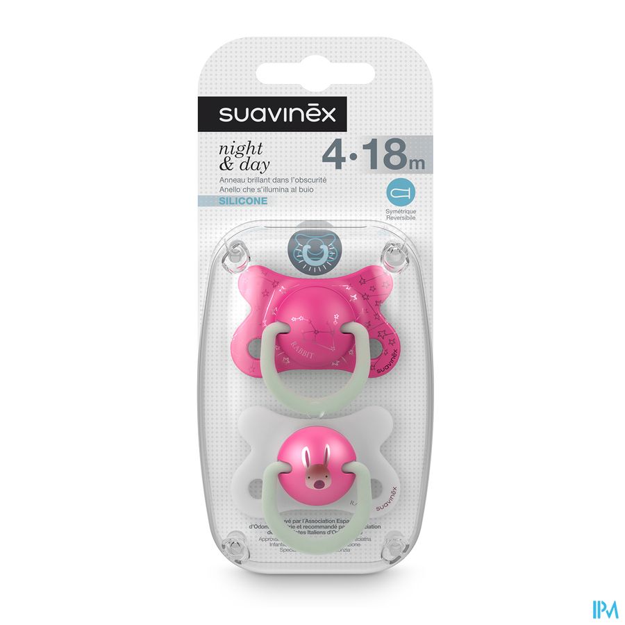 Suavinex Basic Speen Silic.phys.4-18m N&d Rab. Pk