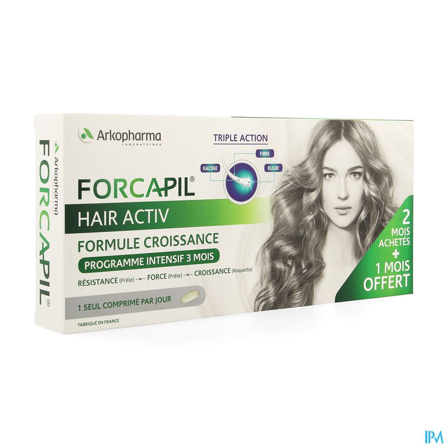 Forcapil Hair Activ Comp 3x30 Promo 3 Maand