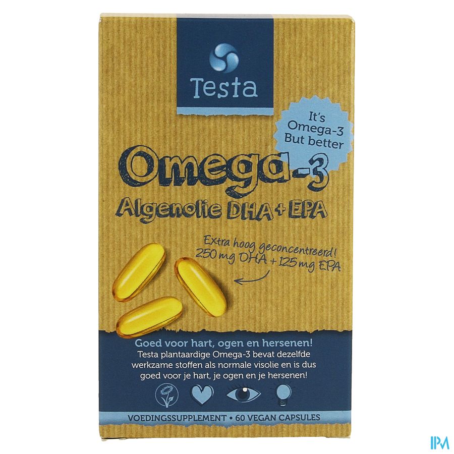 Testa Omega 3 Huile Algues Dha/epa Softgels 60 Testa Omega 3 Huile Algues Dha/epa Softgels 60