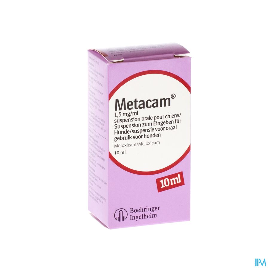 Metacam Susp Oral 1,5mg/1ml 10ml Chiens Metacam Susp Oral 1,5mg/1ml 10ml Chiens