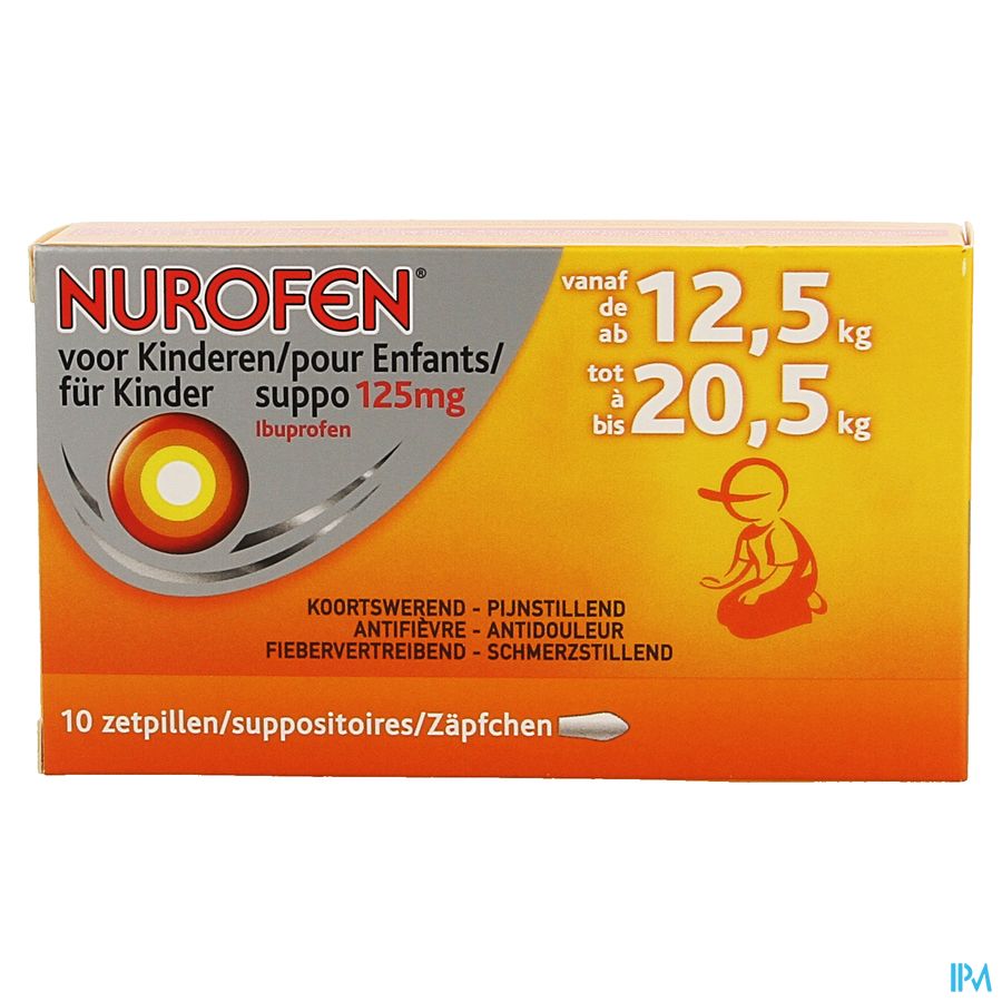 Nurofen Kind 125mg Suppo 10x125mg 4