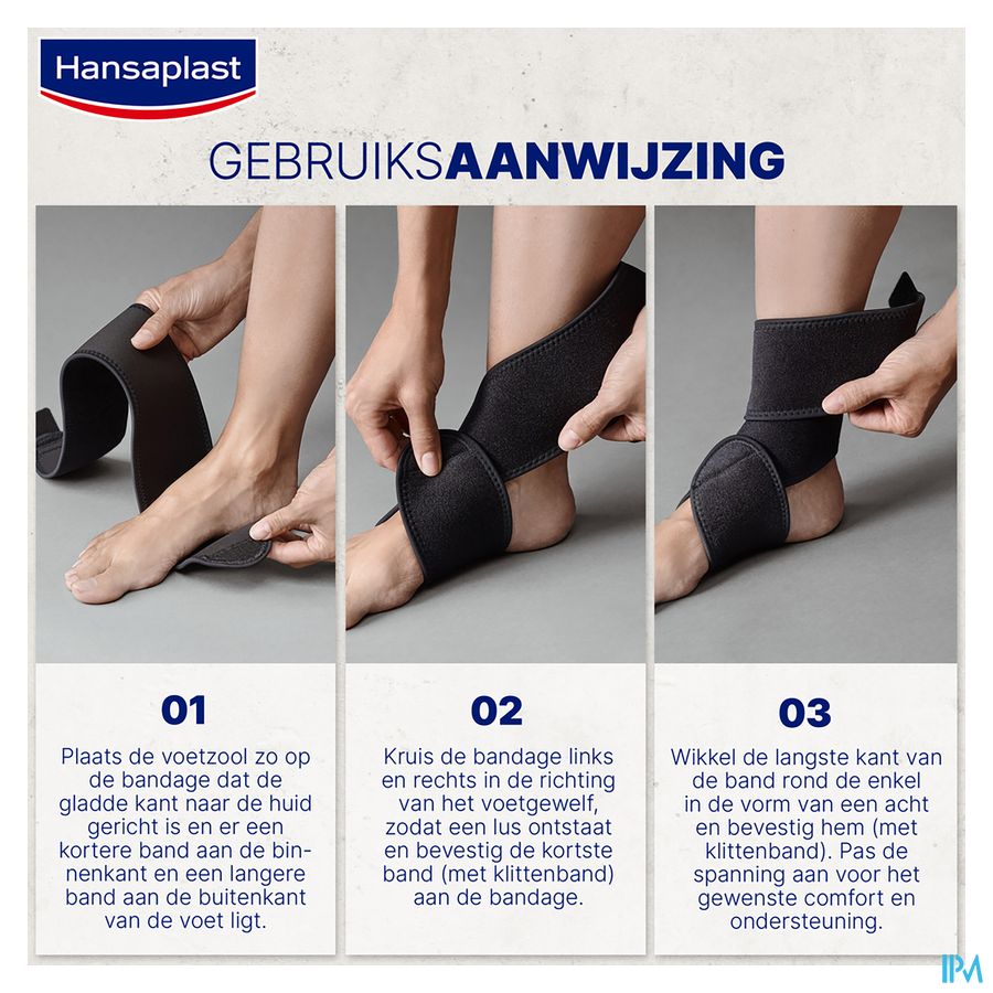 Hansaplast Enkelbandage Verstelbaar 1 Maat 12