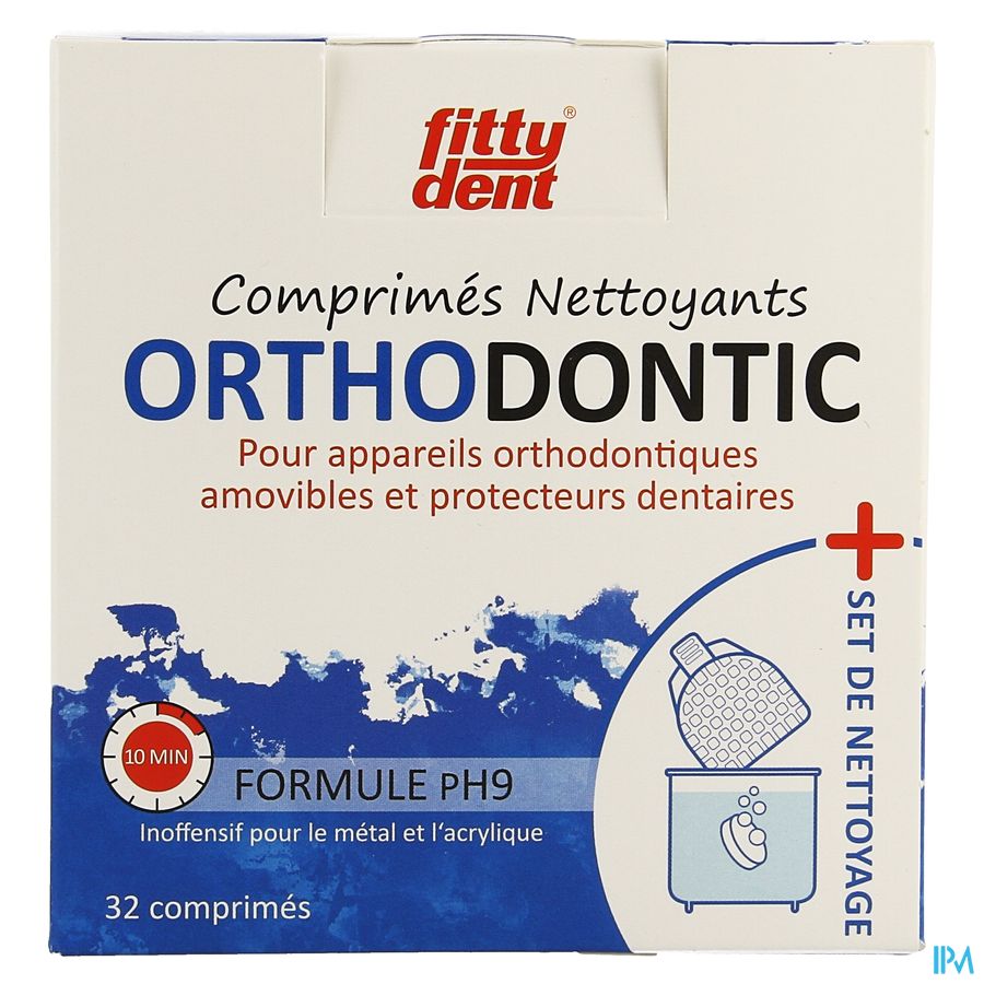 Fittydent Orthodontic Reinigingset + Bruistabl 32 3