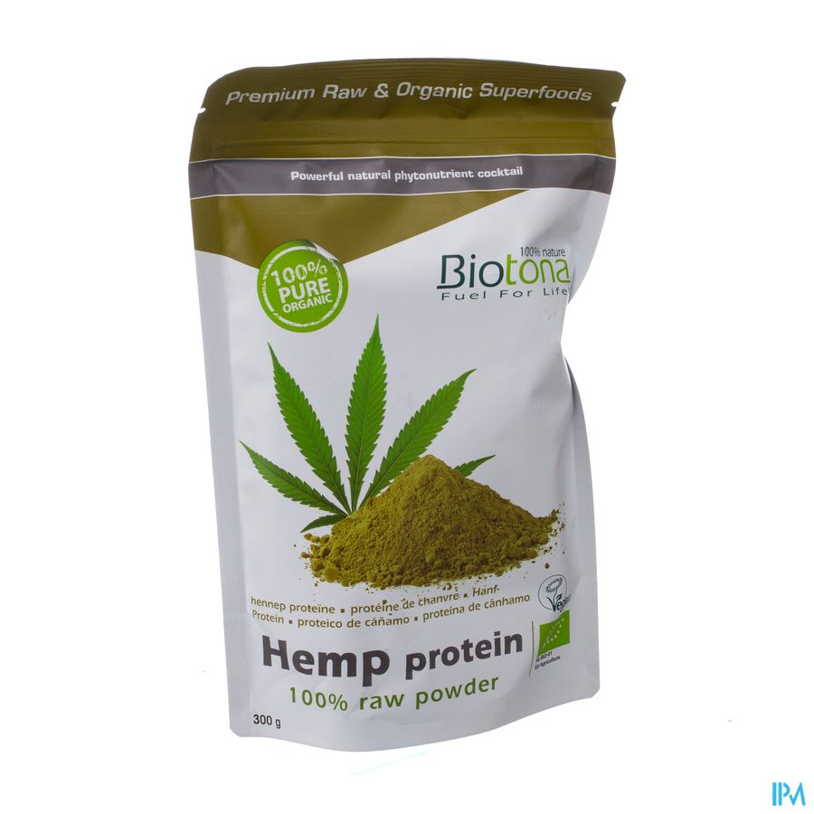 Biotona Hemp Protein Raw Bio Pdr 300g Biotona Hemp Protein Raw Bio Pdr 300g