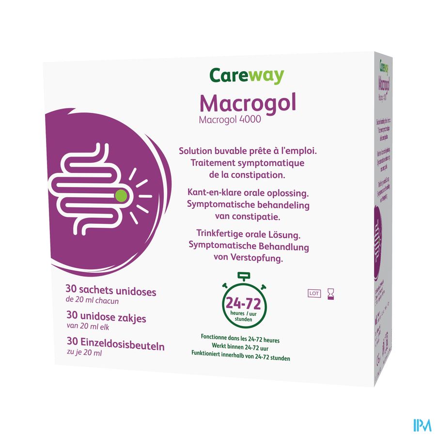 Careway Macrogol 4000 10g Sach Unidoses 30x20ml Careway Macrogol 4000 10g Sach Unidoses 30x20ml
