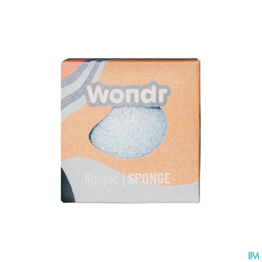 Wondr Konjac Sponge Seashore Blue 1