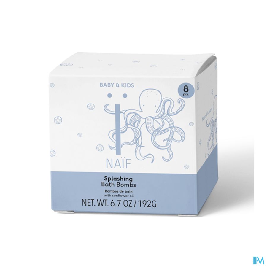 Naif Splashing Bath Bomb 8