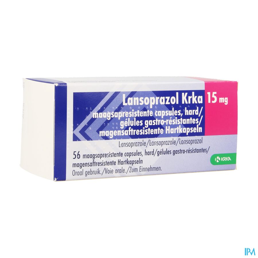 Lansoprazol Krka 15mg Gastro Res.blist. Caps 56 Lansoprazol Krka 15mg Gastro Res.blist. Caps 56