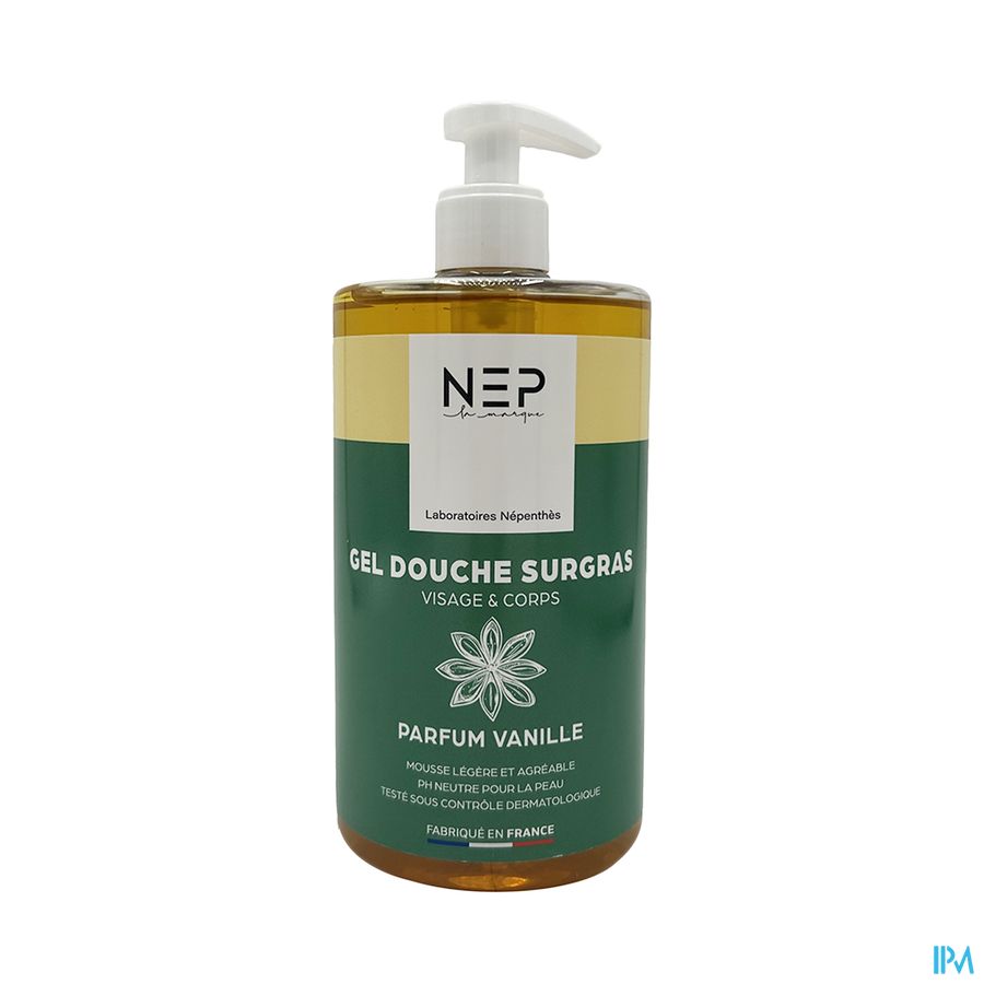 Nep Gel Douche Surgras Vanille Fl 750ml