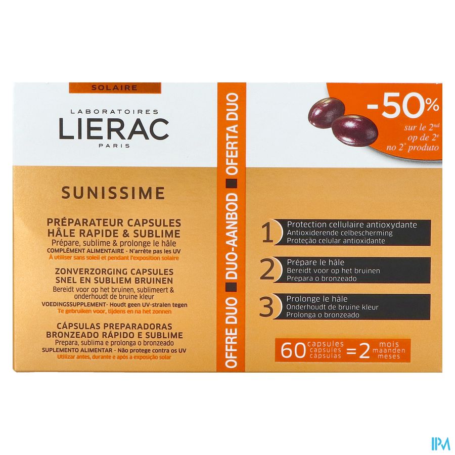 Lierac Sunissime Duo Bronzage Blister Caps 2x30 2