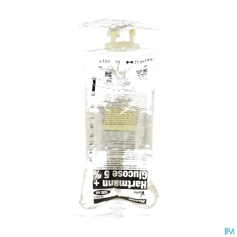 Bx Hartmann 0,9% + Glucose 5% Viaflo Zak 500ml Bx Hartmann 0,9% + Glucose 5% Viaflo Zak 500ml