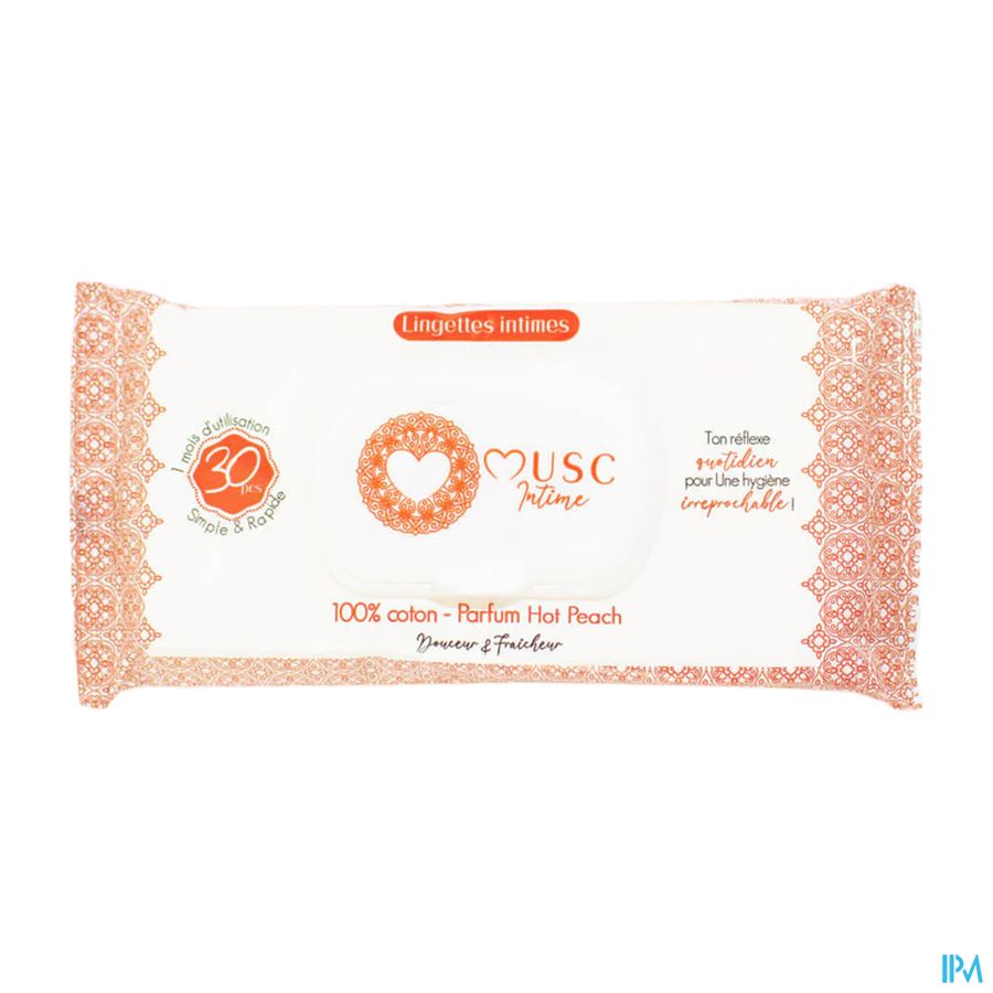 Musc Intime Lingettes Intime Hot Peach 30