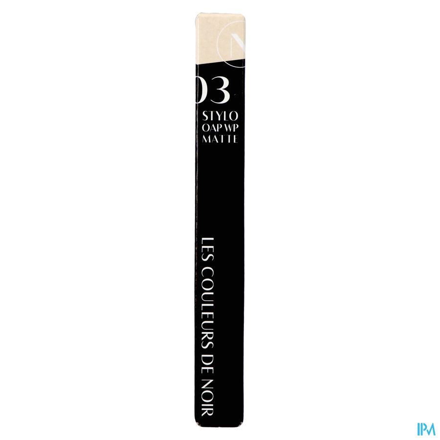 Couleurs De Noir Stylo Oap Wtp Mat 03 1