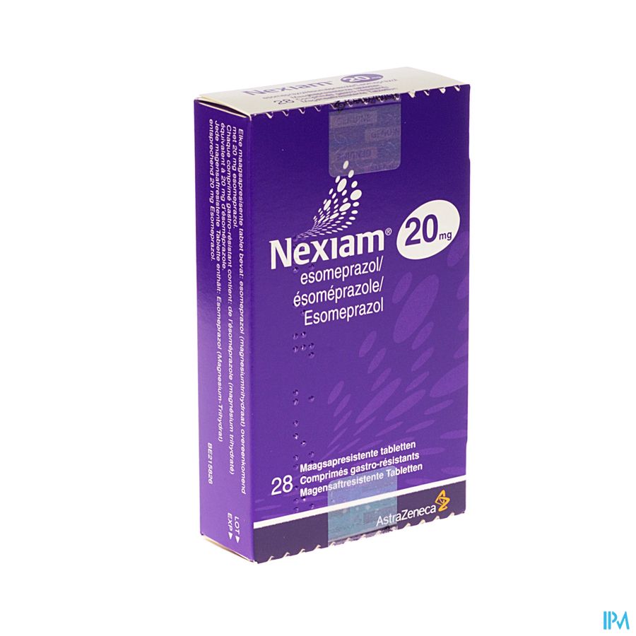 Nexiam 20mg Comp 28 X 20mg