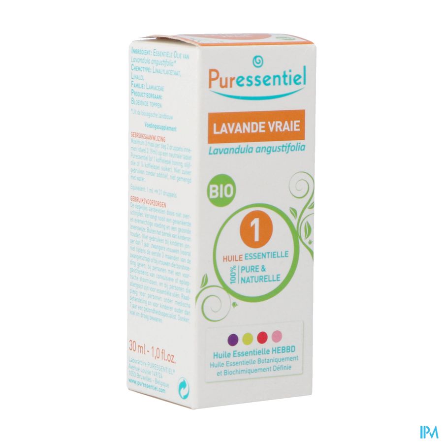 Puressentiel He Lavande Vraie Bio 30ml Puressentiel He Lavande Vraie Bio 30ml