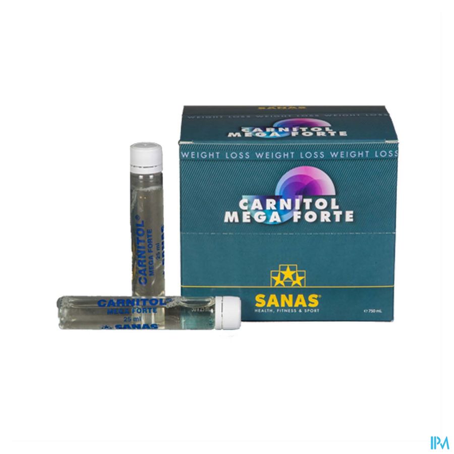 Sanas Carnitol Megafort Amp 30x25ml