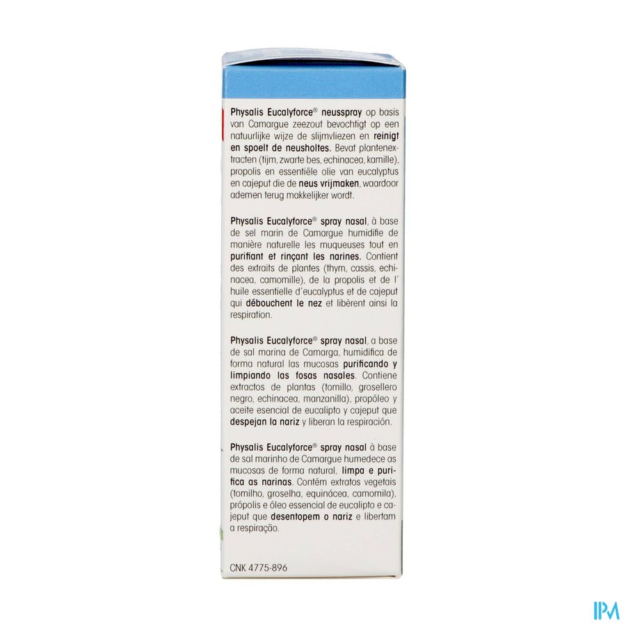 Physalis Eucalyforce Neusspray 30ml 3