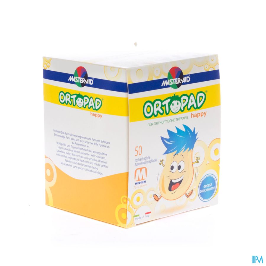 Ortopad Happy Medium Oogkompres 50 70132