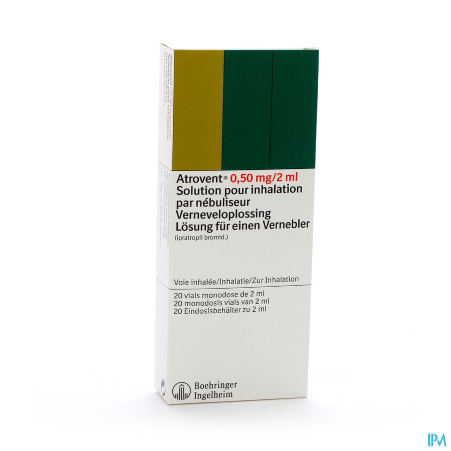 Atrovent Monodose 0,50mg/2ml Vials 20