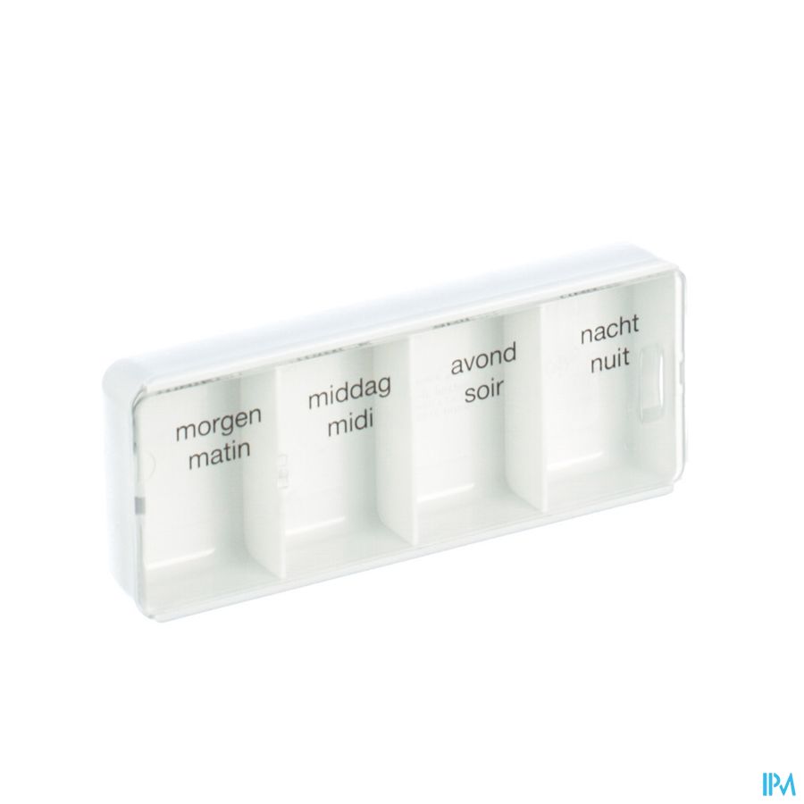 Pillendoos 4 Vakken Plastiek Pontos Pillendoos 4 Vakken Plastiek Pontos