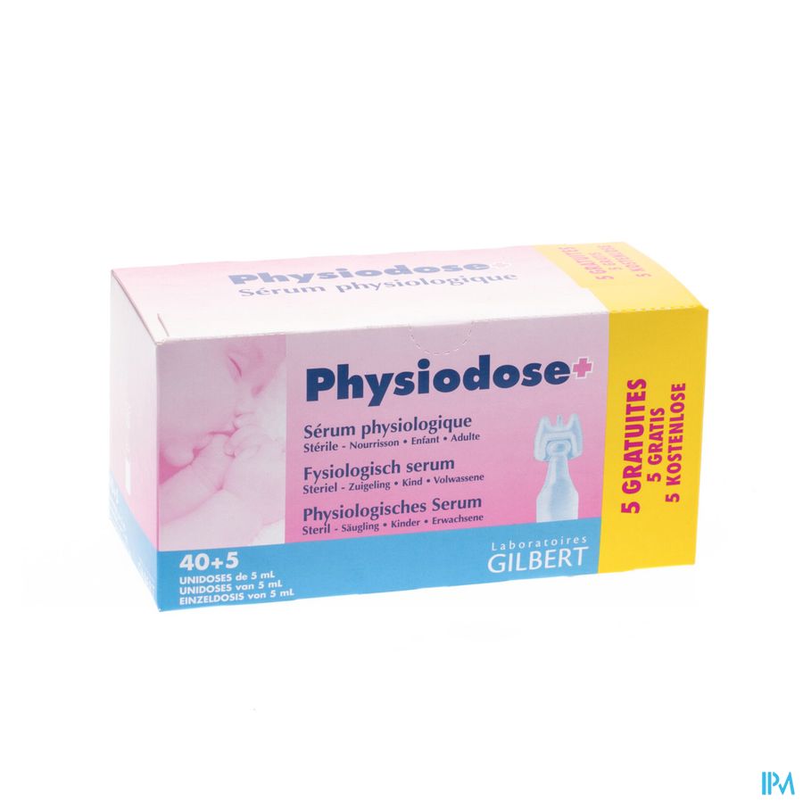 Physiodose Serum Fysio Ud Ster 40x5ml 608099