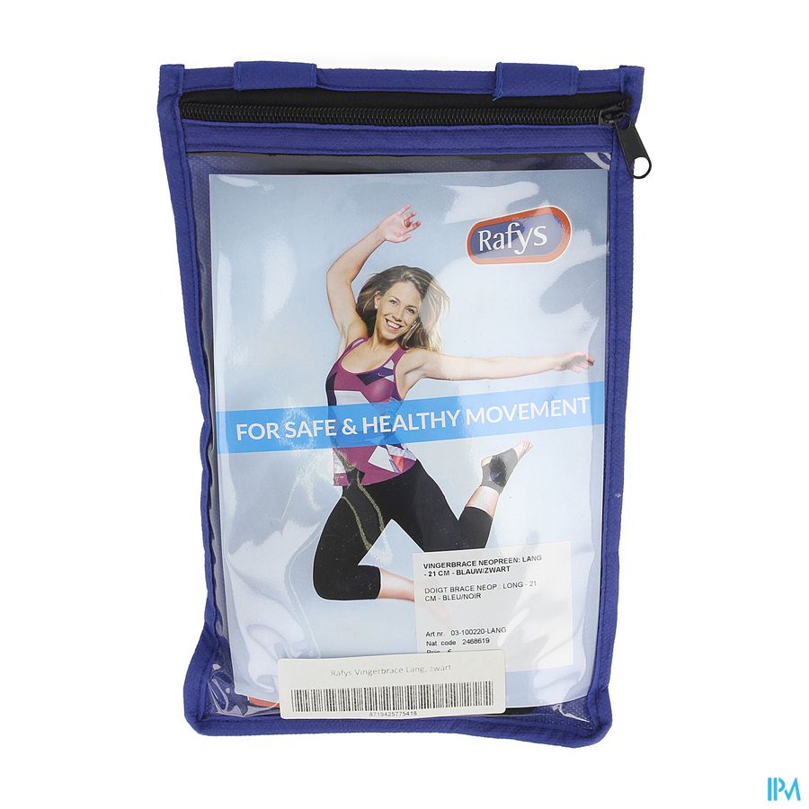 Rafys Vingerbrace Neop. Blauw Lang 21,0cm 220 Rafys Vingerbrace Neop. Blauw Lang 21,0cm 220