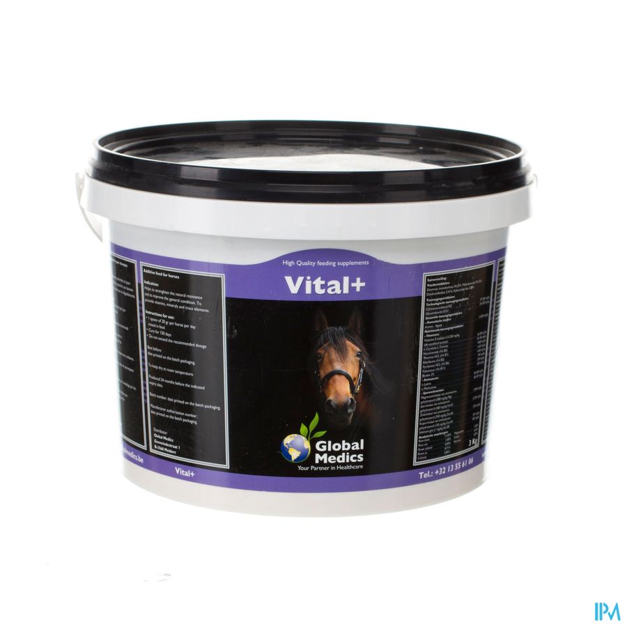 Vital+ Chevaux Pdr 3kg Vital+ Chevaux Pdr 3kg