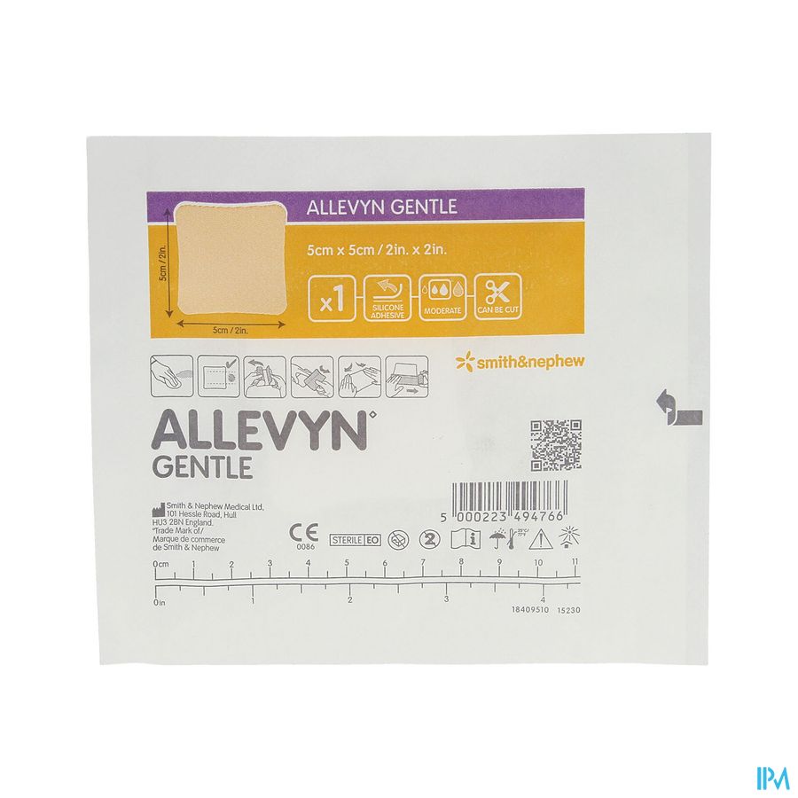 Allevyn Gentle Kp Foam 5cm X 5cm 10 66802128 1