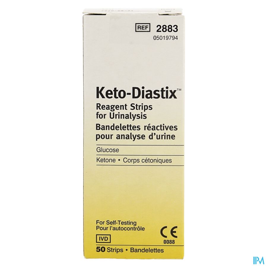Keto-diastix Strips 50 A 2883 B 51 2